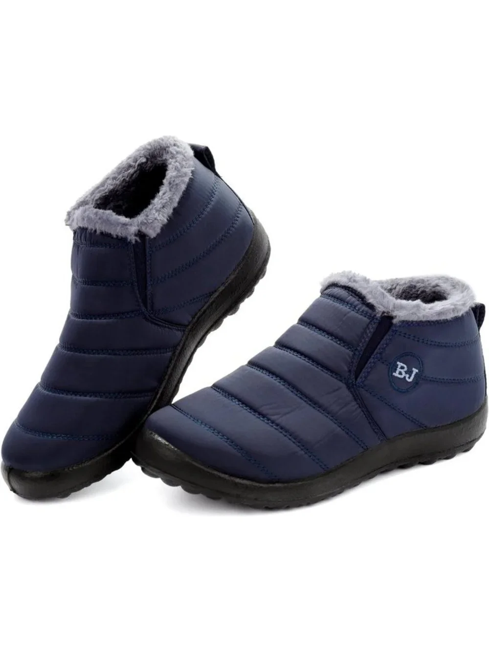 Cozy Women's Winter Snow Boots - Fur Lined, Waterproof, Anti-Slip Ankle Booties